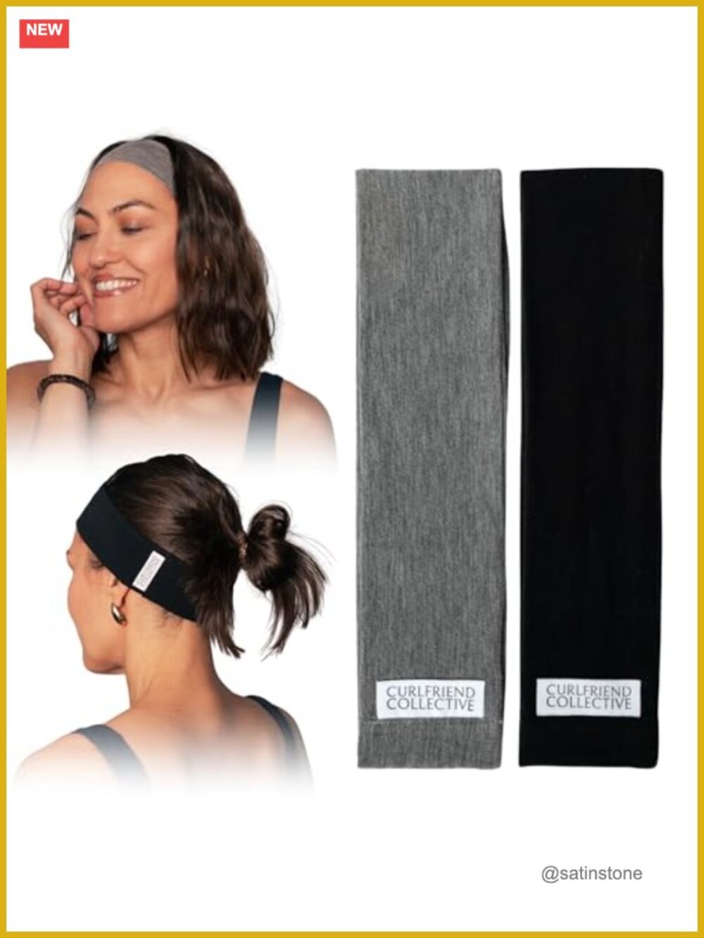TENCEL Wool Blend No Slip Sweat Wicking Headband for Women